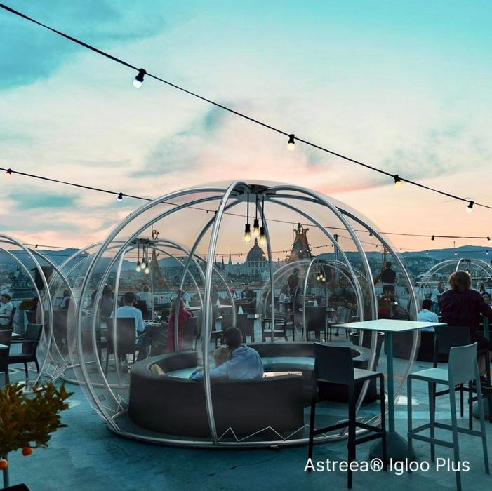 Иглу беседка за двор и градина