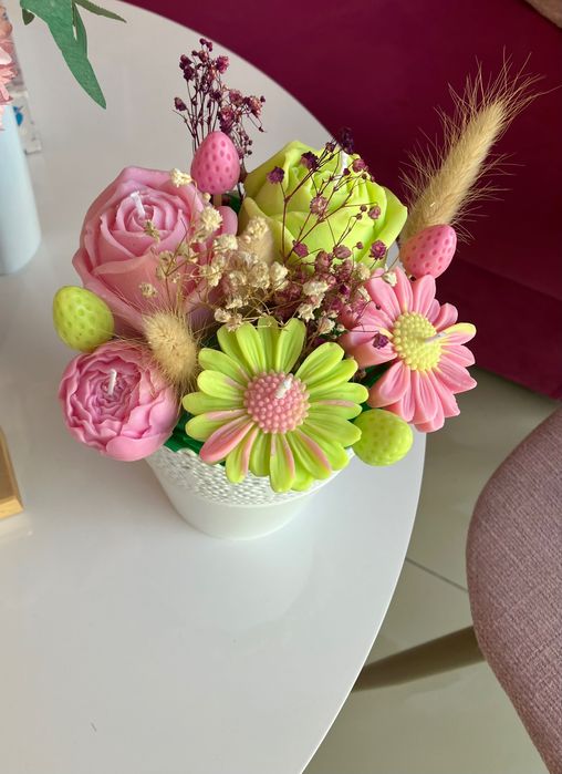 Ароматни букети от соев восък!