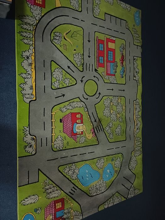 Детский ковер с дорогами