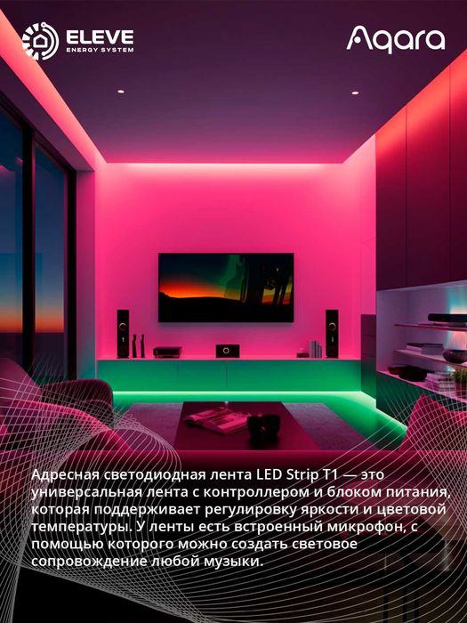 Умная адресная светодиодная лента Aqara T1 | RLS-K01D
