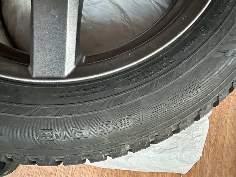 Jante aliaj R18 cu anvelope iarnă cu ținte