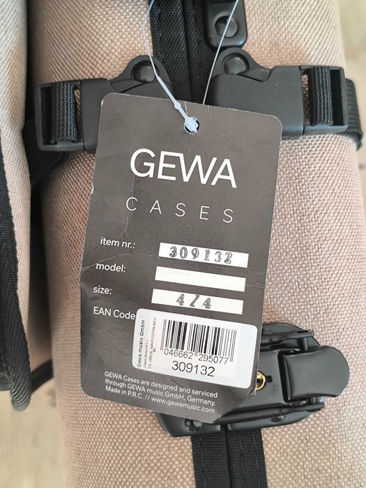 Tocă / Cutie vioară 4/4 GEWA Bio Oblong (Beige) - Nouă cu etichetă