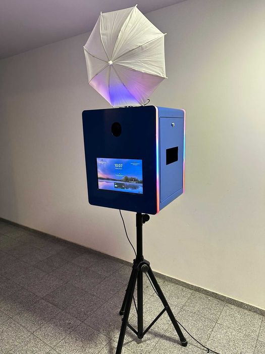 Cabina foto LED pe trepied