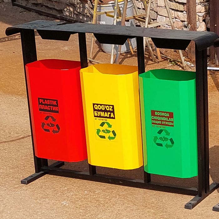 Урна urna musor idis chelak для раздельного сбора мусора парковые