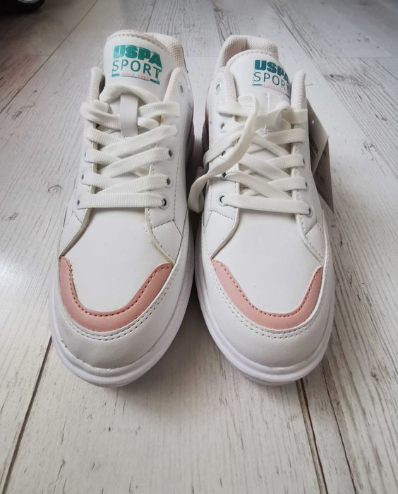 Adidași albi US Polo assn