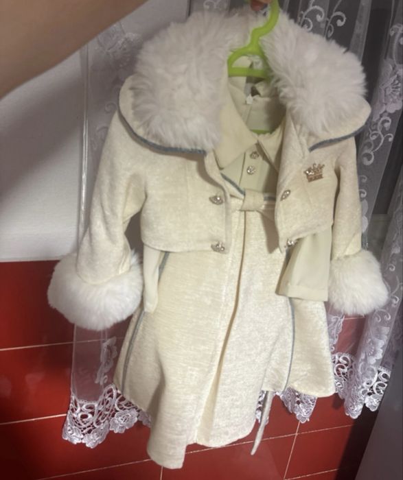 Rochie fetita 1-2 ani cu sacou inclus