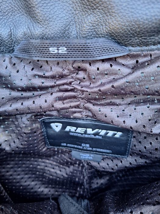 Pantaloni Moto Piele REV'IT! Mărimea 52 – Protecții incluse, Stare Excelentă