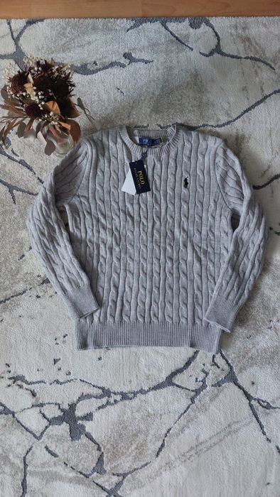 Pulover Ralph Lauren Gri S Y2k Old Money