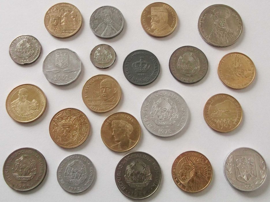 Loturi diverse de monede Romania 1941 - 2019 fara dubluri