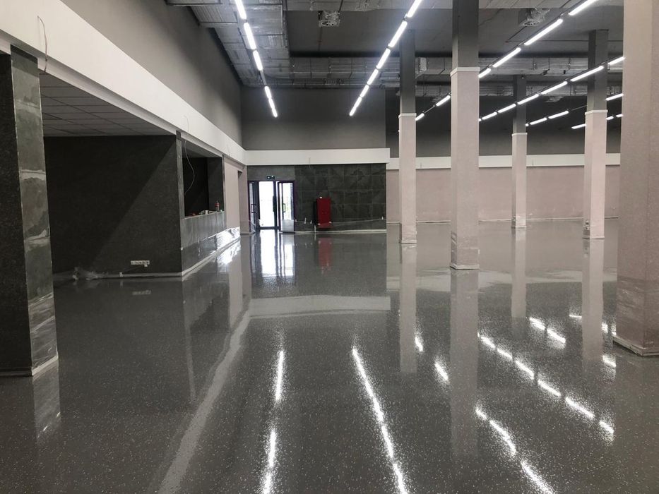 Наливные полимерные полы Бесшовные покрытия.