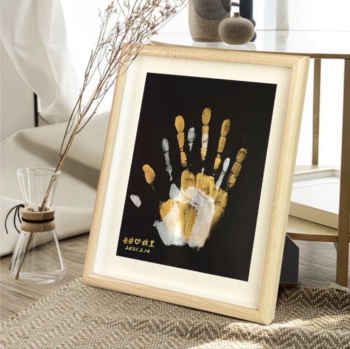 фоторамка с подсветкой и краской