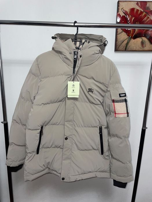 geacă Burberry gri