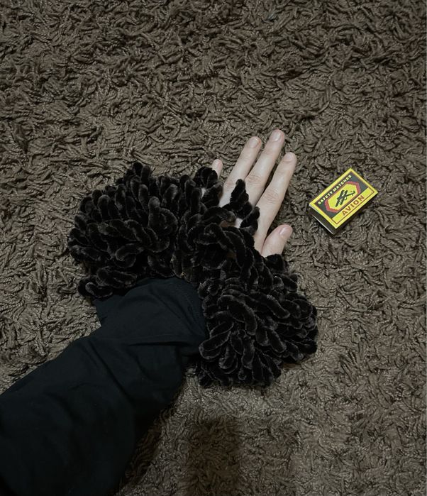 Объёмная резинка для волос, макаронка