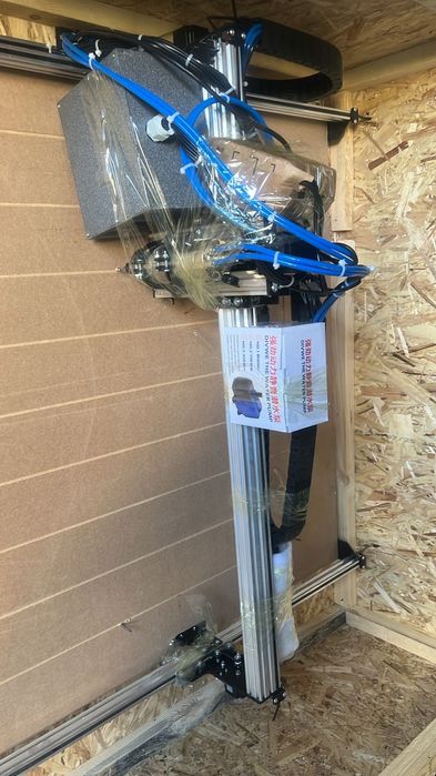 Станок чпу с лазером и гараж.