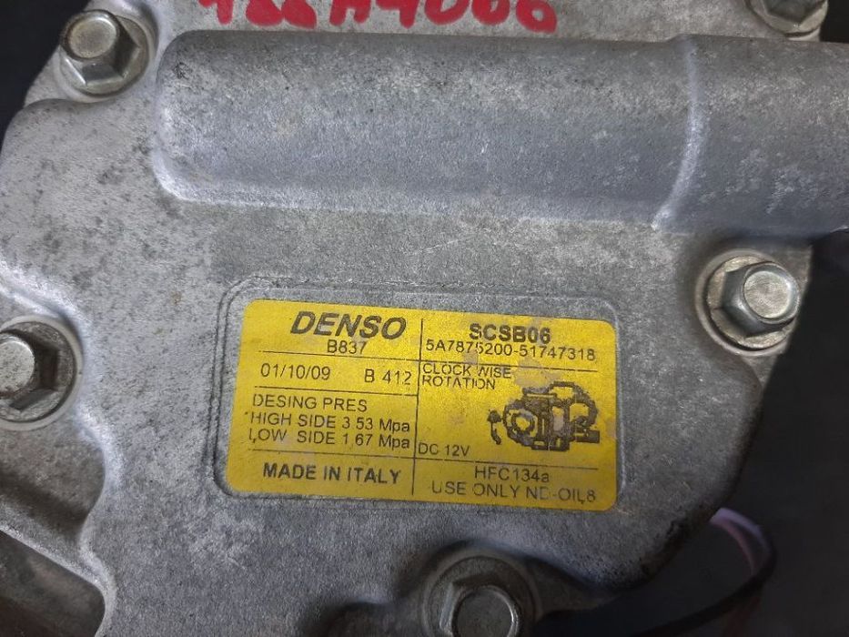 Compresor ac 1.2 1.4 b lancia ypsilon fiat idea panda 2 doblo albea 5a7875200 51747318
