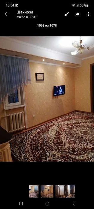 2-комнатная квартира, 58 м², метро Тузель — аренда