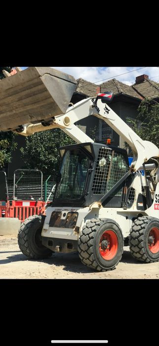 Bobcat Miniincarcator 2.5t/3.5t de inchirat perie asfalt,lame paleti,cupa