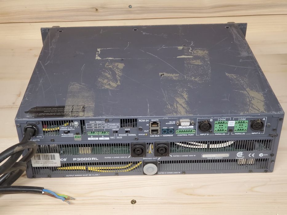 Ev p3000rl / electro voice cp3000s