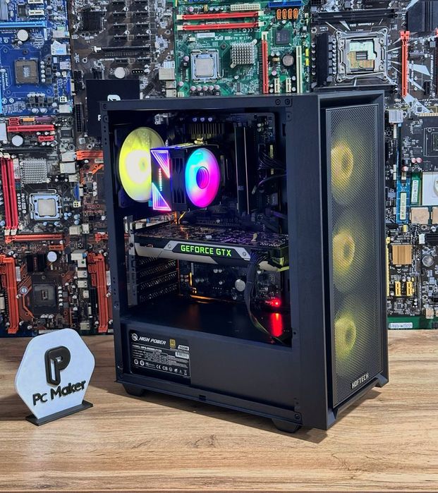 Компьютер 2680v3 12/24ядер /RX 580 8g/SSD120m2 /ОЗУ16