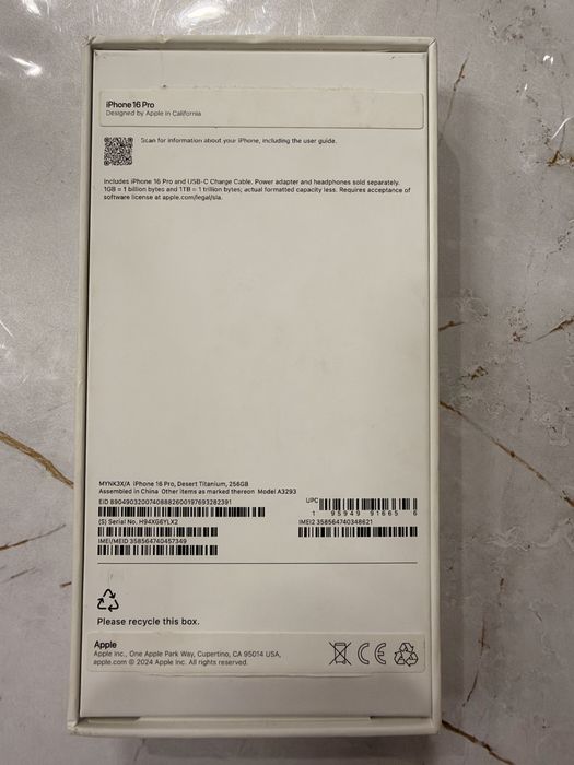 Iphone 16 pro, айфон 16 про.