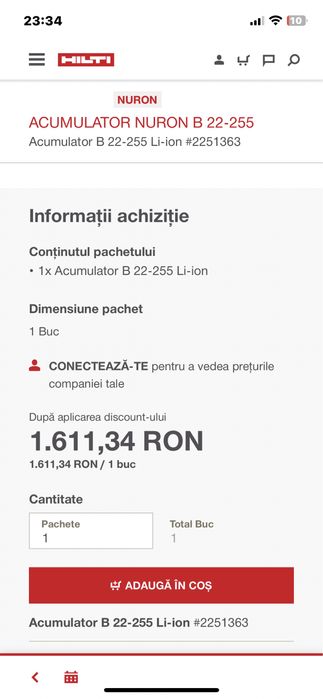 Rotopercutor Hilti TE 30-22 Nuron-Nou