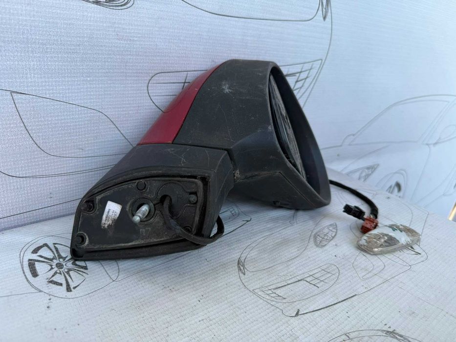 Oglindă Retrovizoare Dreapta 4x5 Pini Peugeot 207 Hatchback 8149ZH / [2006-2013] / (5B3)