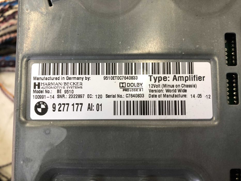 Sistem audio Top Hifi Logic 7 complet BMW F10 F11 F01 F30