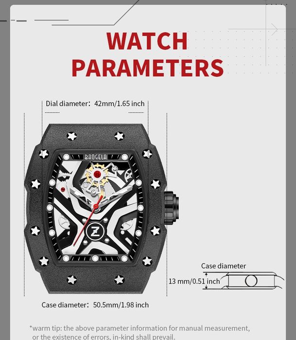 Мъжки часовник Baogela