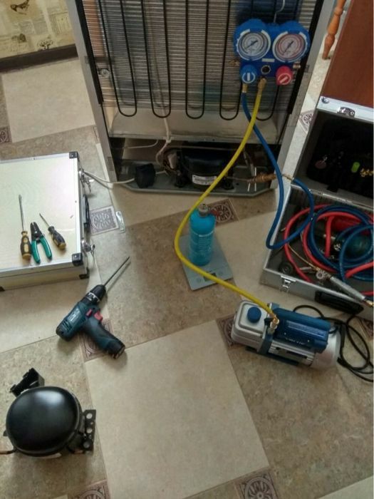 Ремонт Холодильников и морозильников заправка фреона