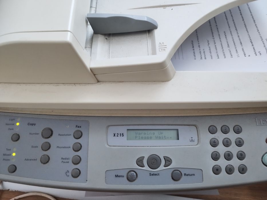 Lexmark mfp x215