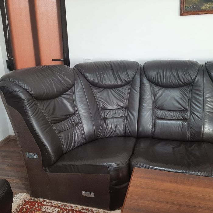 Colțar piele, import Germania