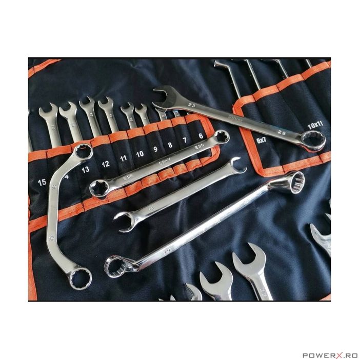 Trusa Pres Set 47 Chei Inelare Combinate Curbate Semideschise