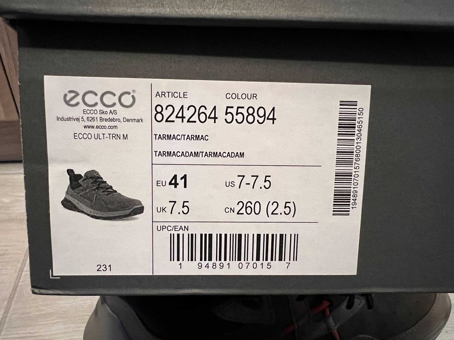 ECCO Ultra Terrain мъжки обувки номер 41 но по-скоро са 42