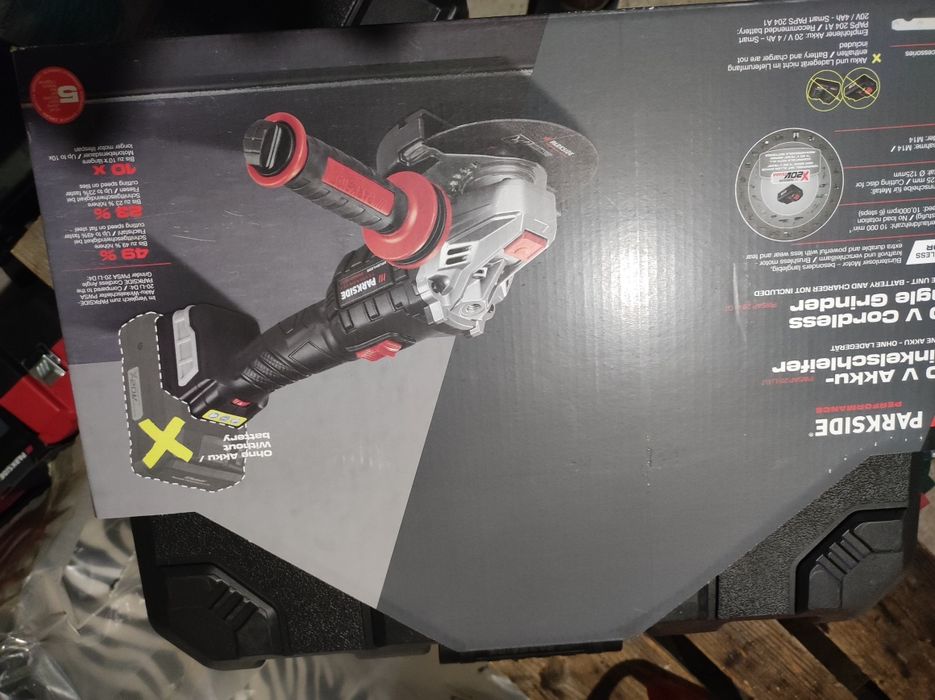 Parkside performance ъглошлайф 20V