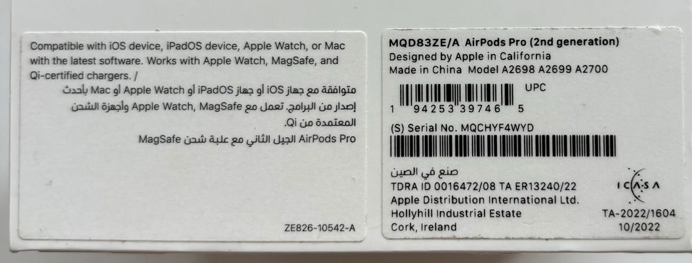 AirPods Pro 2nd generation оригинал