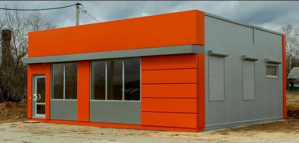 Супер/гипермаркеты, магазины, бутики, павильоны из сэндвич панелей