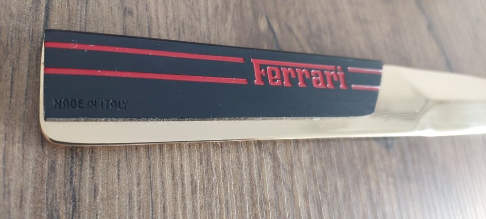 Рядък колекционерски нож за писма Ferrari Formula by Cartier (1980s) – Пълен комплект
