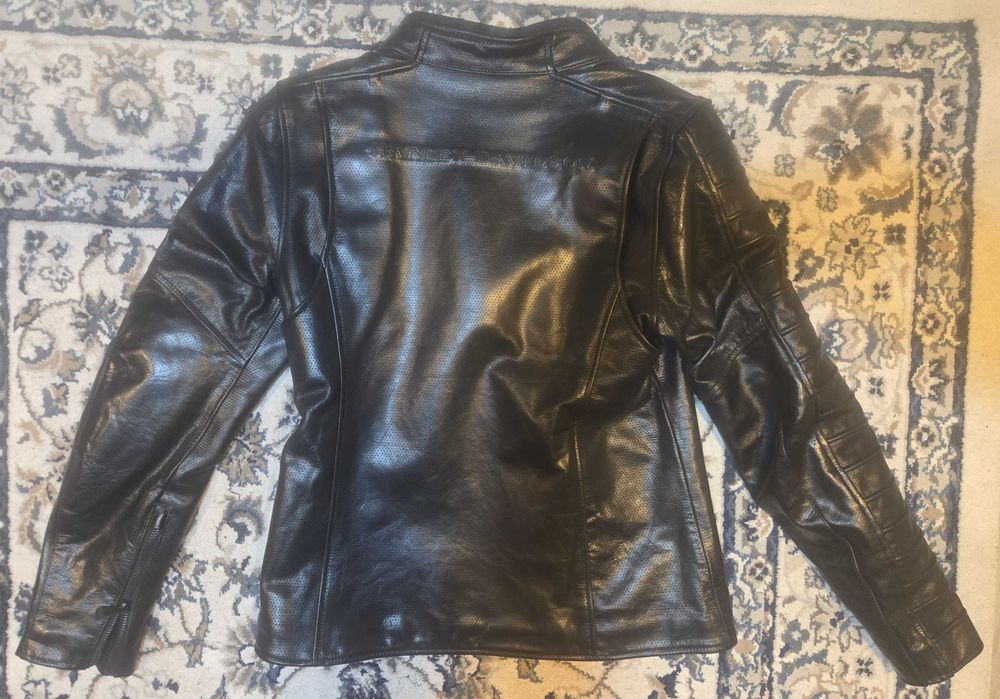 Geaca femei din piele microperforata Harley Davidson OZELLO