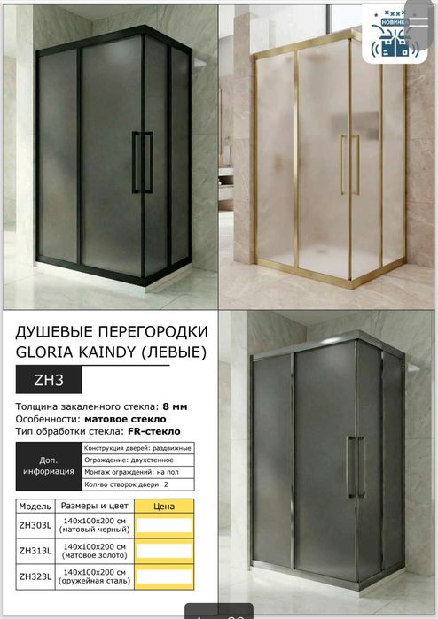 Душевые перегородки душевые ограждения и кабины