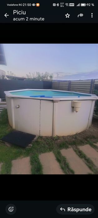 Piscina otel + motor/filtru