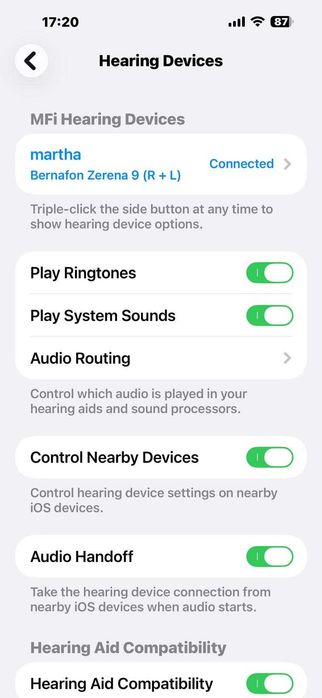 Pereche Aparate Auditive Bernafon Zerena 9 miniRITE - Bluetooth / MFi (Top de Gamă)