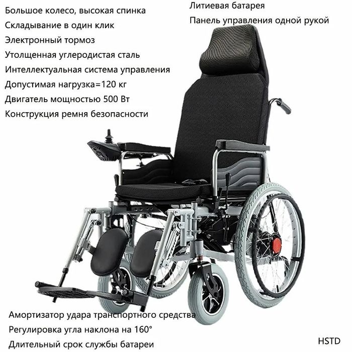 Инвалидное кресло-коляска с электроприводом