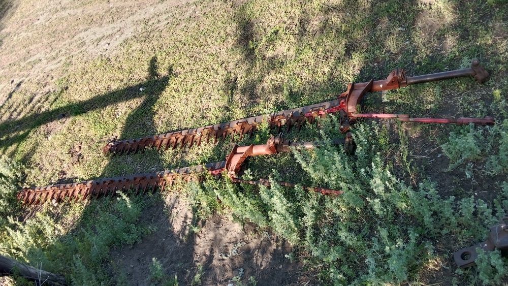 Продам двухбрусную сегментную косилку вместе с граблями