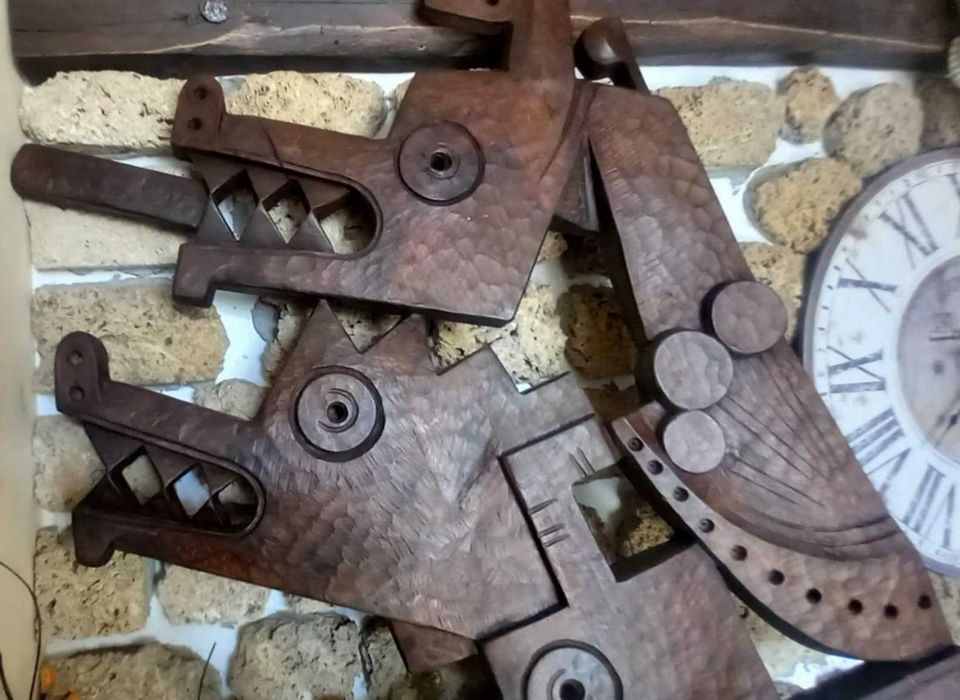 Дърворезба , Пано (голямо) 3 метра / , уникат на проф .Кънчо Цанев