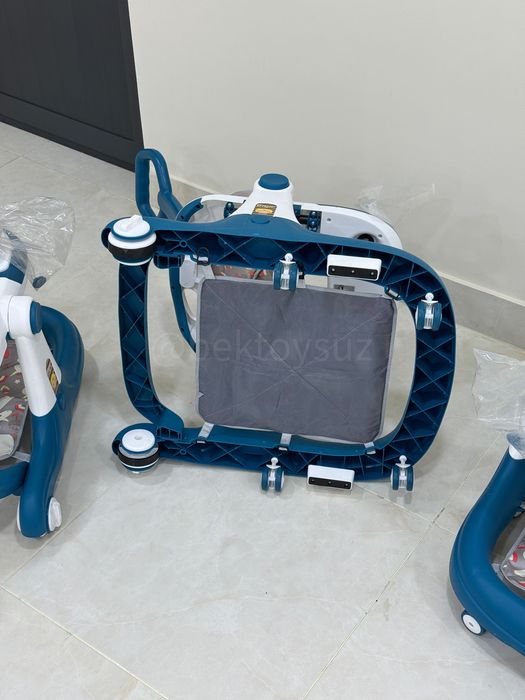 Детские ходунки с ручкой и тормозом — от 6 месяцев