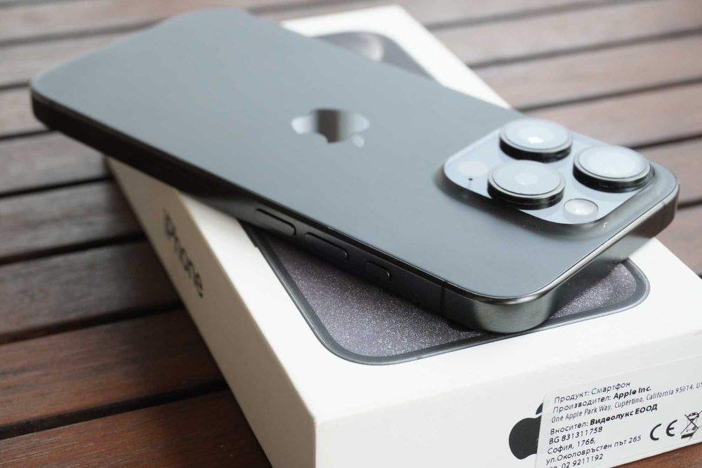 Apple iPhone 15 Pro 256GB Black 87% Батерия!