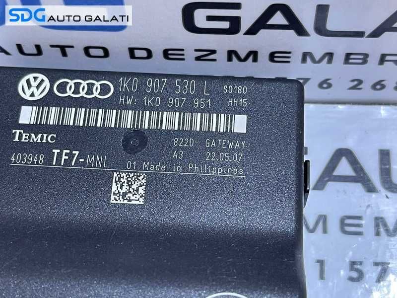 Unitate Modul Calculator CAN Gateway VW Touran 2003 - 2010 Cod 1K0907530L 1K0907951 [L3663]