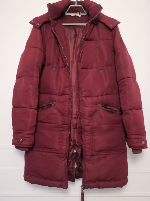 Дамска зимна шуба Mila с пух и пера, М