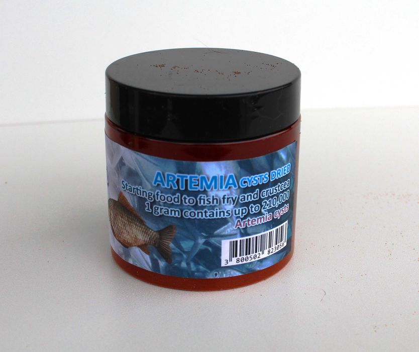 Цисти от артемия (Salina) за люпене, сухи, 85 % люпимост; Цисти от артемия (franciscana) за люпене, сухи, 95 % люпимост