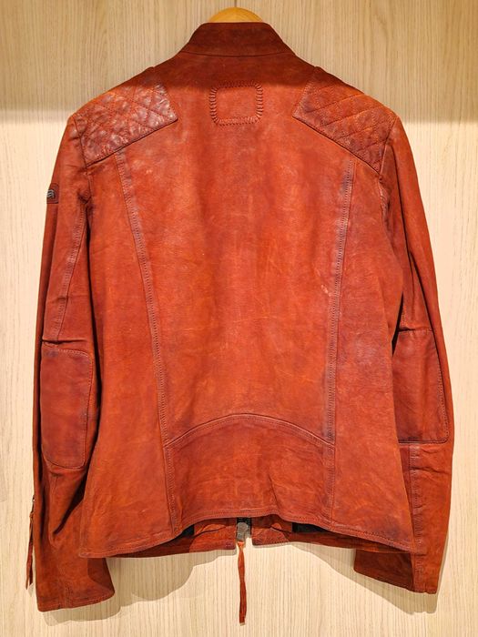 Geaca barbati Tigha, piele naturala, S